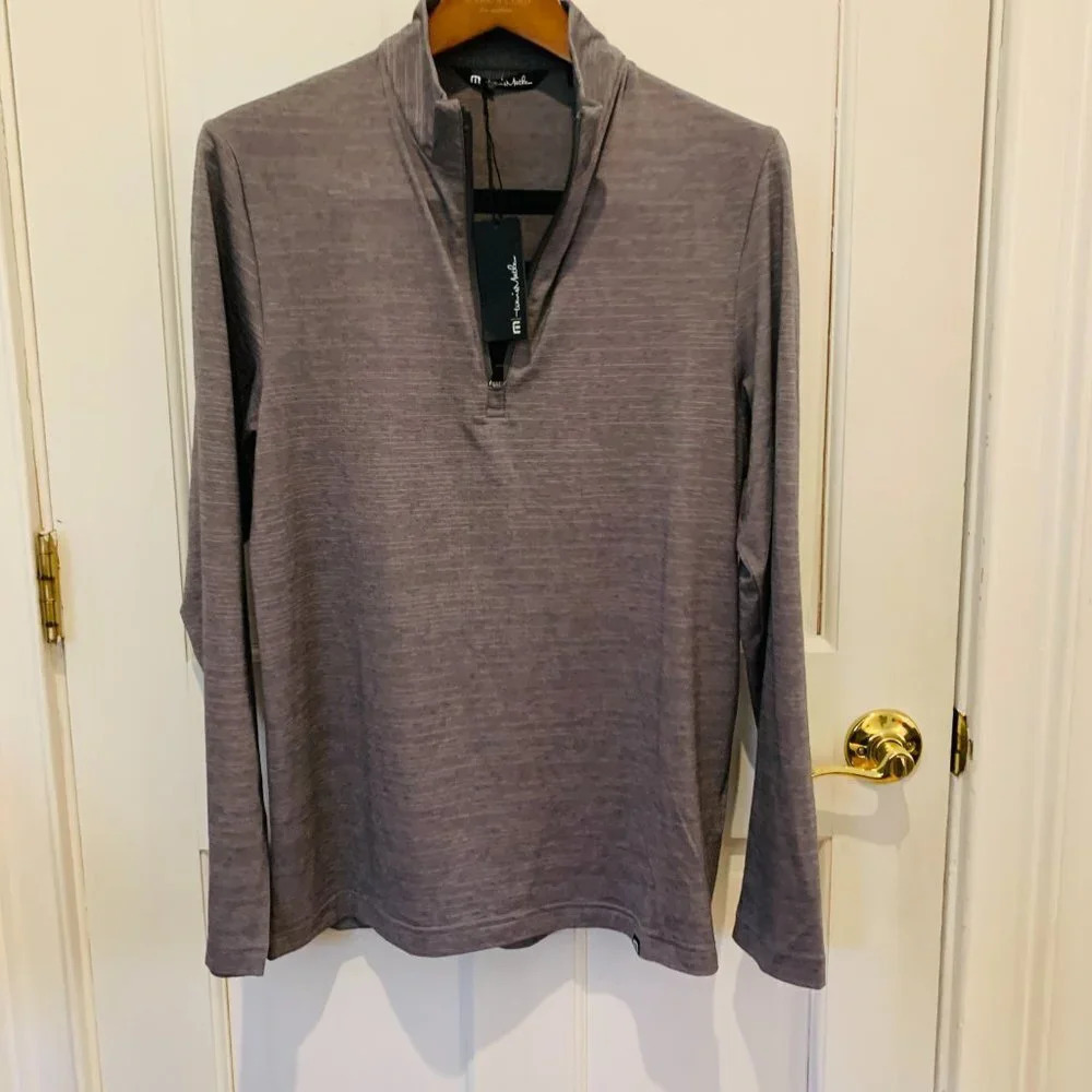 BRAND NEW Travis Mathew Pullover Small 1/4 Zip Long Sleeve Crestview Performance